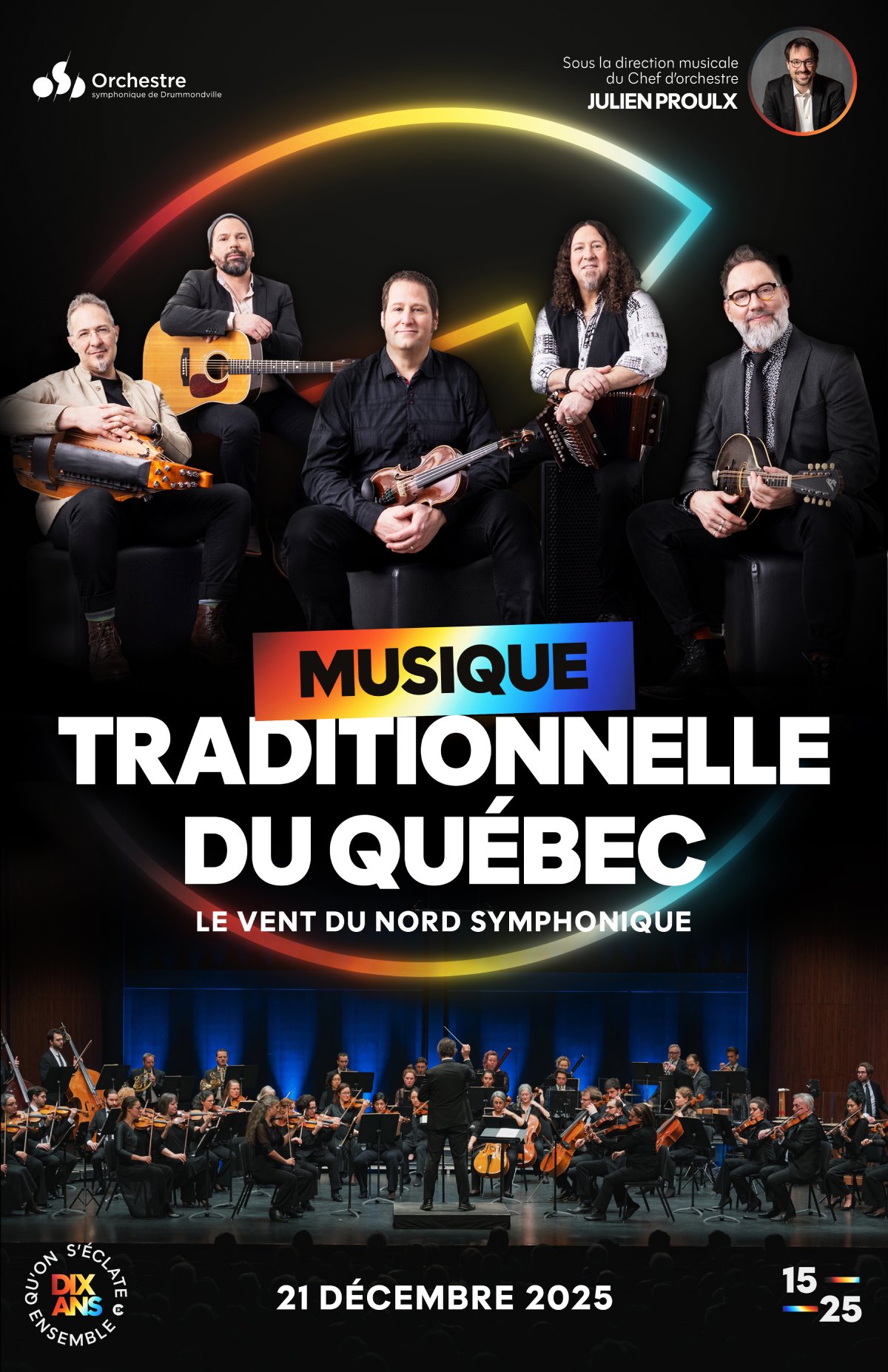 Musique traditionnelle du Québec - Le vent du Nord Symphonique